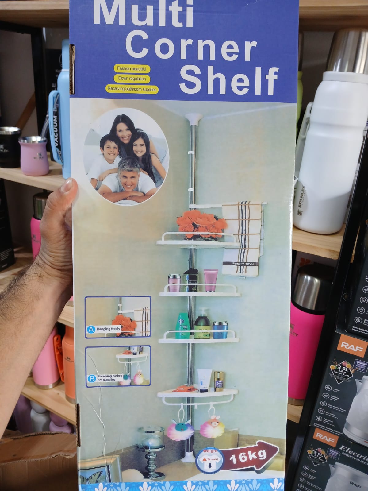 Ingreso esquinero de baño