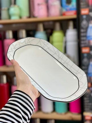 Bandeja de porcelana