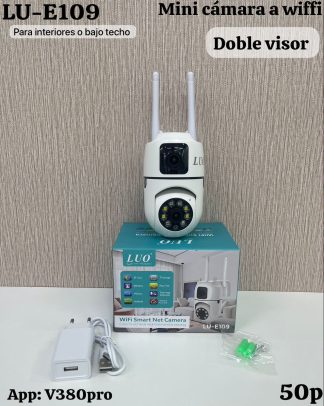 Camara seguridad doble visor