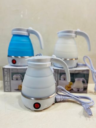 Pavas electricas plegables 750 ML De silicona Botón con luz