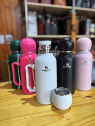 Termo Marcianito de 1.3L mas mate y bombilla pico a rosca