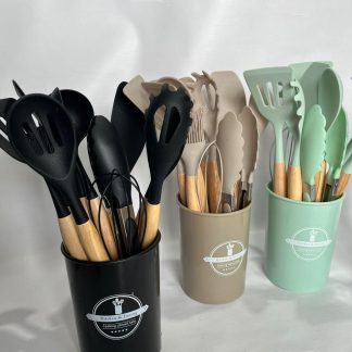 Juego de silicona reforzada con madera x12 PCs