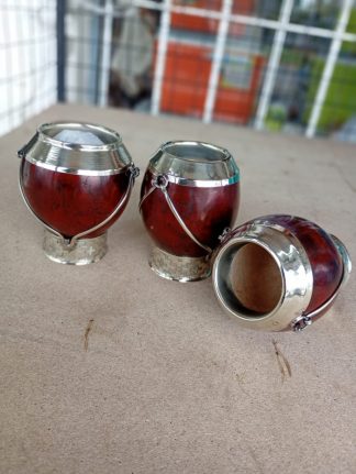 Mates media tapa con diseño de caballito