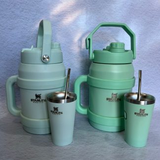 Galón 1.500ml doble pico, más mate y bombilla