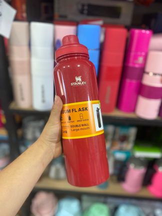 Botella con glitter Stanley de 1.2L con pico a rosca