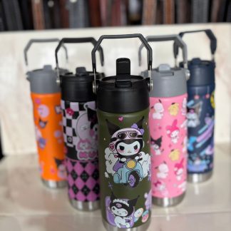 Botella con glitter de 600ml Stanley