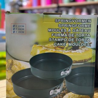 Set de moldes desmontables 3 piezas