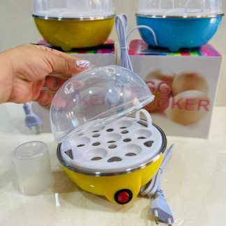 Hervidora de huevos con tapa (plástico resistente)