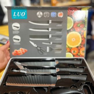 Juego de cuchillos marca LUO Lu-5201 x6 pcs