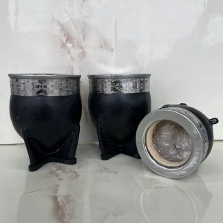 Imperial virola de acero y calabaza por dentro, forrado en cuero calidad