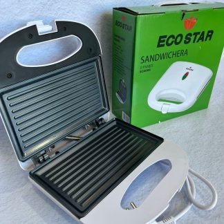 Sandwichera ECOSTAR 220v Plancha de cocción antiadherente