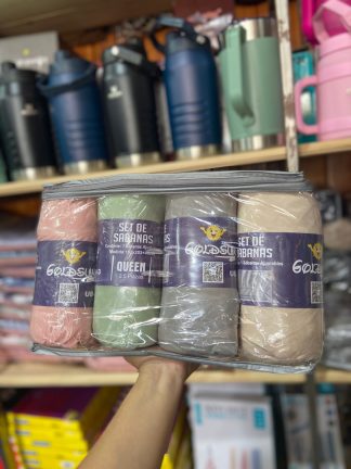 Sábanas QUEEN X4 PCS