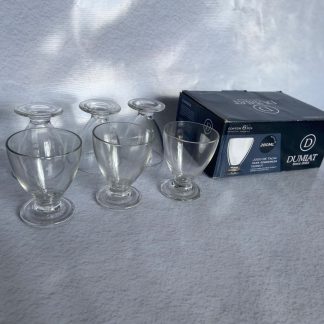 Copitas de vidrio X6 en caja