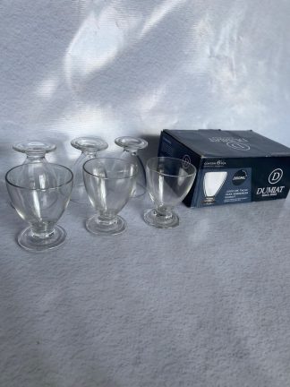 Copitas de vidrio X6 en caja