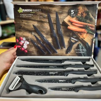 Juego de cuchillos marca LUO X6 PCS