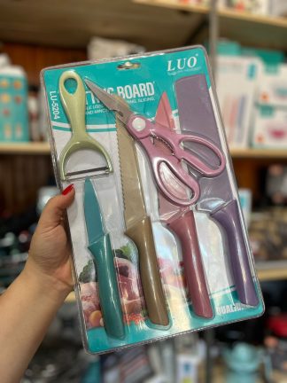 Juego de cuchillos marca LUO lu-5204