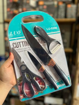 Juego de cuchillos marca LUO X4 PCS LU-5206