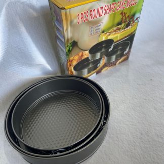 Moldes de tortas X3 PCS antiadherente y desmoldables