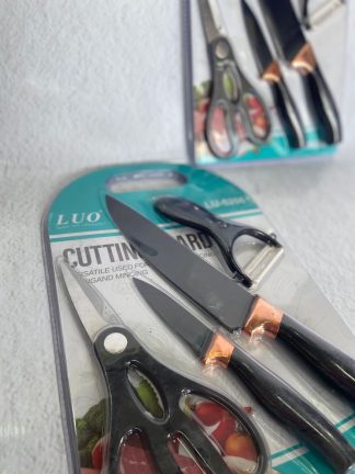 Juego de cuchillos marca LUO X4 PCS lu-5206