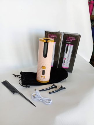 Mini buclera 1 peine 2 broches Carga USB Inalámbrica