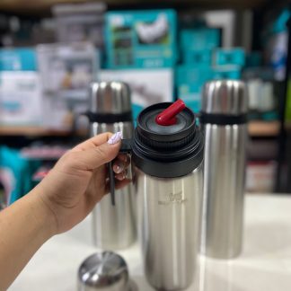 Termo media manija de 1L Acero inoxidable y pico clásico