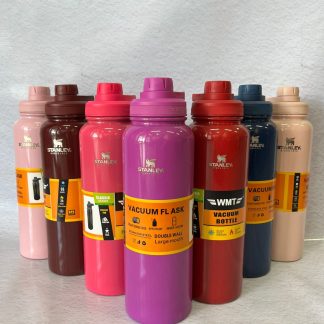 Botellas termicas Stanley de 800ml con glitter y pico a rosca