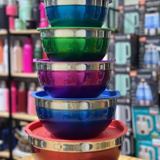 Bowl de acero inoxidable 5 piezas grandes