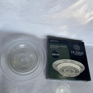 Juego de jarra de 1 litro más 6 vasos con motivos de vidrio