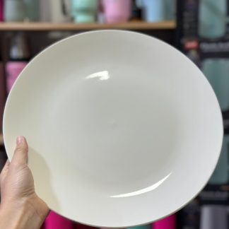 Platos 26cm blancos liso 6 unidades