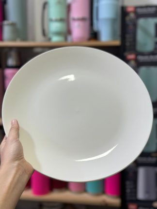 Platos 26cm blancos liso 6 unidades