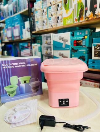 Mini lavadora automática también seca la ropa