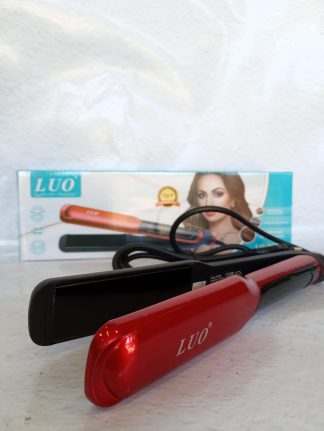 Planchita de cabello Marca LUO Pantalla con temperatura