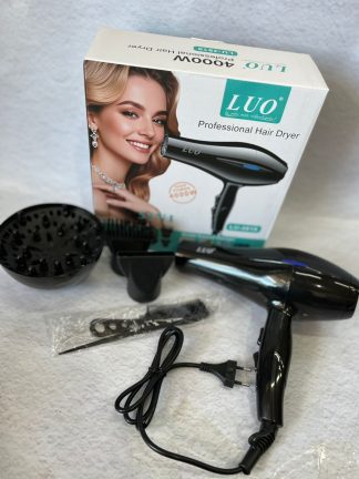 Secador de cabello marca LUO 2 peines 3 cabezales 4.000w