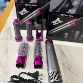 Alisadores 5 en 1 con diferentes cepillos y ondulador 5 piezas Set moldeador