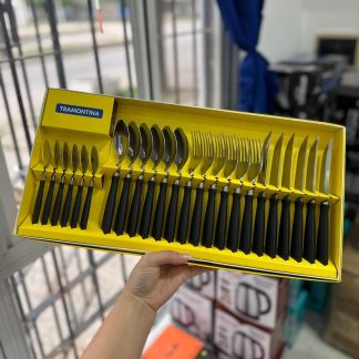 Kit cubierto Tramontina 24pc Ultimo Color Azul