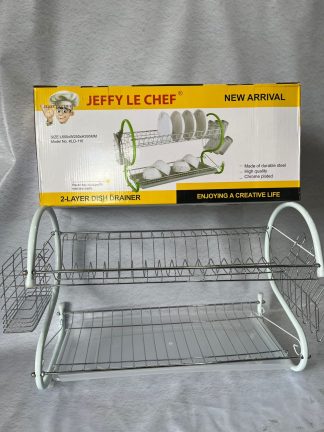 Escurridor de platos grande 2pisos