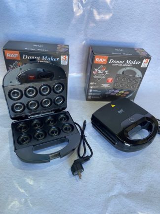 Máquina para hacer donas RAF 750w 8 unidades