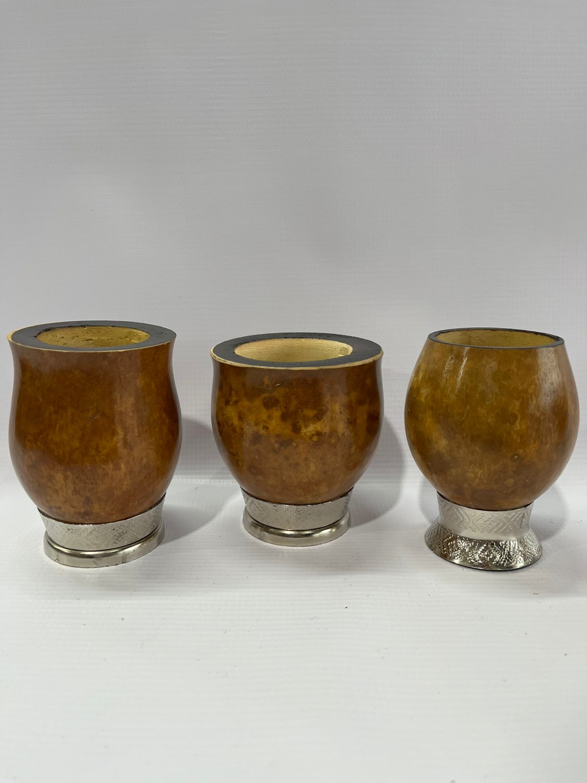 Mate calabaza con base Una preciosura en miniatura