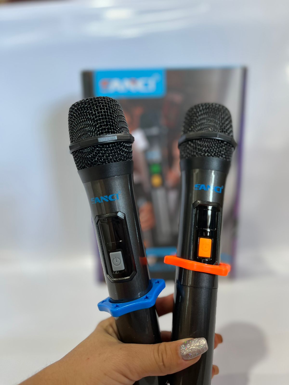 Micrófonos X2 Marca SANCI