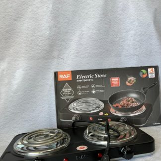 Anafe electrica marca RAF Dos hornallas Interruptor con luz 5 temperaturas