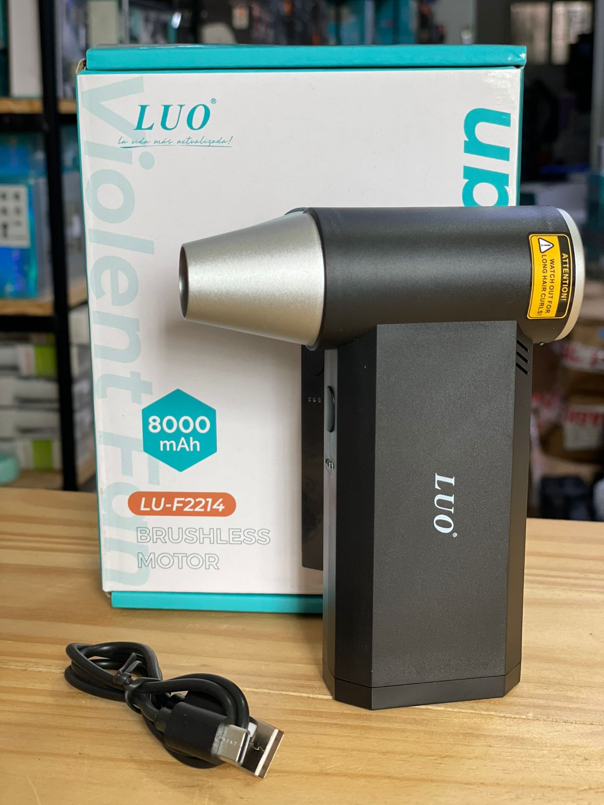 Soplador turbo 3 velocidades Luo