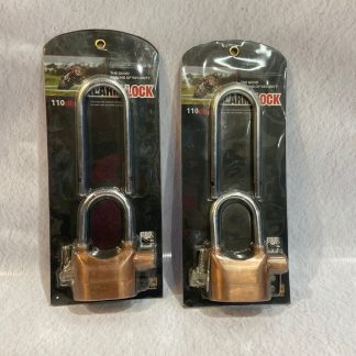 Candado con extensor y alarma incluida
