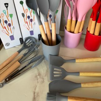 Juego de utensilios de silicona por 12 pcs