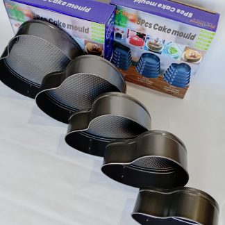 Molde de torta por 5 pcs desmontable antiadherente 28 cm 26 cm 24 cm 22 cm 20 cm