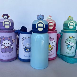 Botellas térmicas con estuche y pico de goma