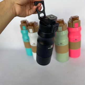 Botella termica con agarre y pico clasico 600ml