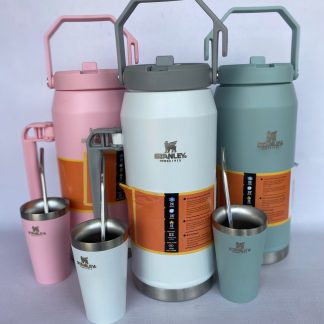 Termolar 2.5 Litros con Manija Robótica, Incluye Vaso y Bombilla