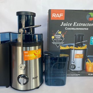 Extractor de Jugos Eléctrico RAF Grande 1000W 450ml 6 Cuchillas 2 Velocidades