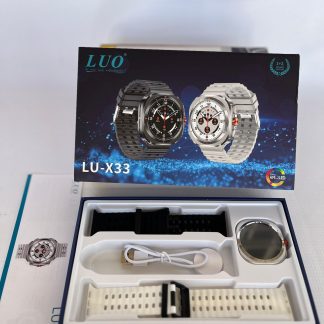 Reloj S-Mart Watch marca LUO para hombre con 2 mayas y cargador