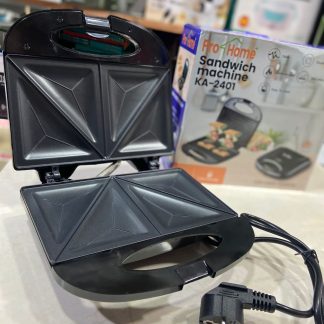 Sandwichera eléctrica marca PRO HOME 750W antiadherente electrónica